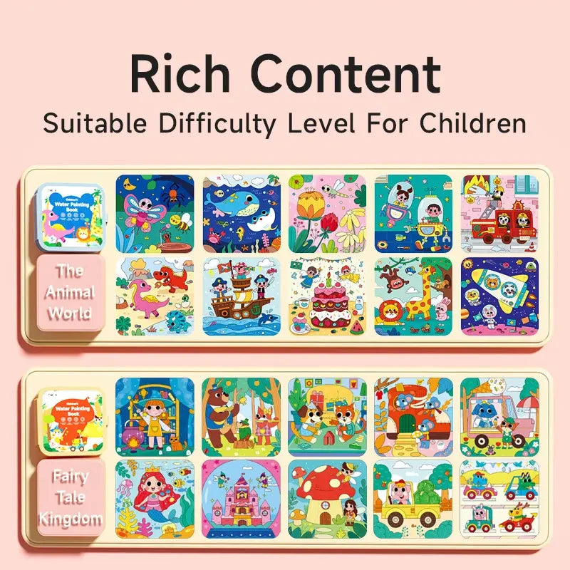 Reusable Water Coloring Book