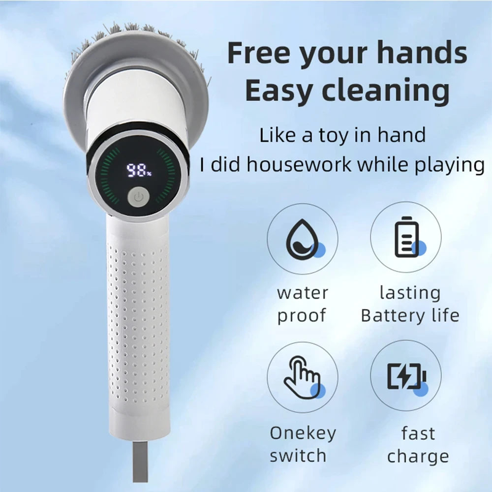 Wireless Electric Cleaning Brush